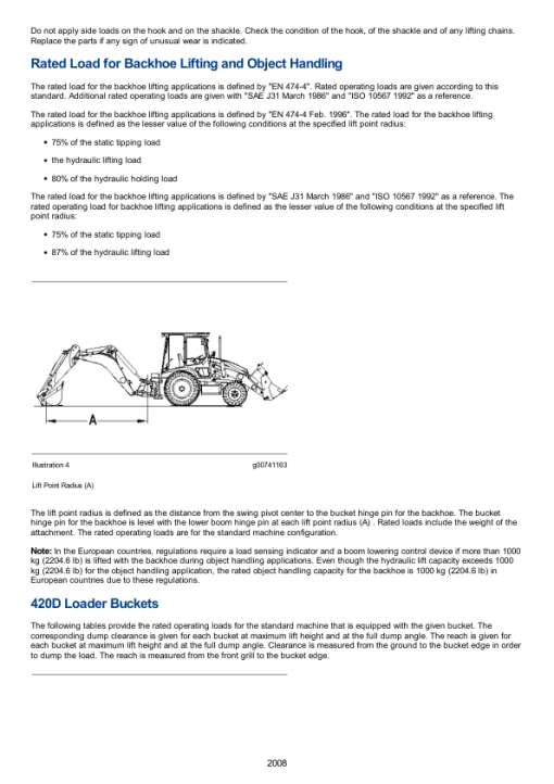 Caterpillar CAT 420D Backhoe Loader Service Repair Manual (BLN04544 till 10299) - Image 3