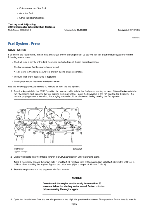 Caterpillar CAT 420E Backhoe Loader Service Repair Manual (HLS00001 and up) - Image 5