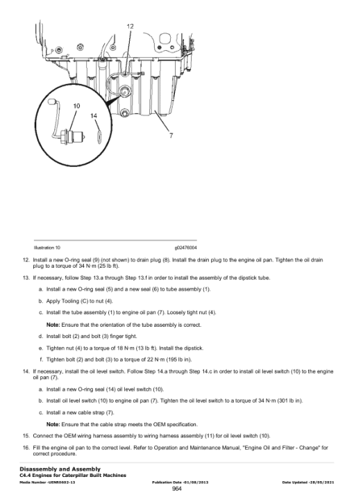 Caterpillar CAT 420F Backhoe Loader Service Repair Manual (SKR00001 and up) - Image 5