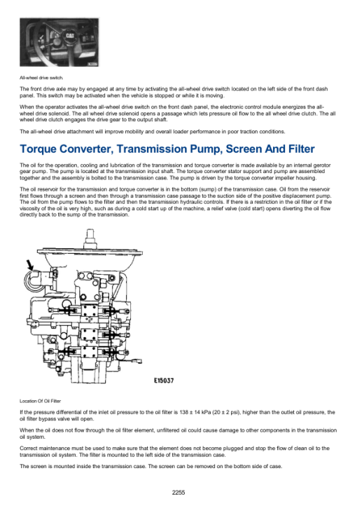 Caterpillar CAT 426C Backhoe Loader Service Repair Manual (7WN00939 till 01099) - Image 3