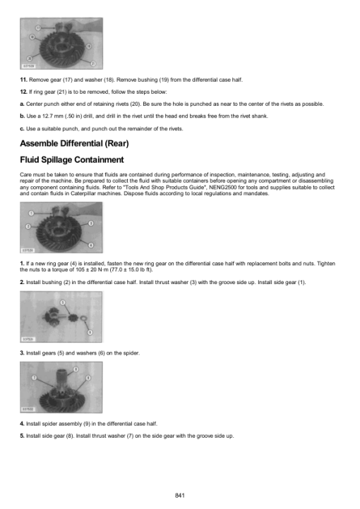 Caterpillar CAT 426C Backhoe Loader Service Repair Manual (7WN00939 till 01099) - Image 4