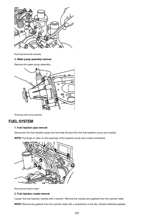 Caterpillar CAT 430D Backhoe Loader Service Repair Manual (BML02281 till 04799) - Image 3