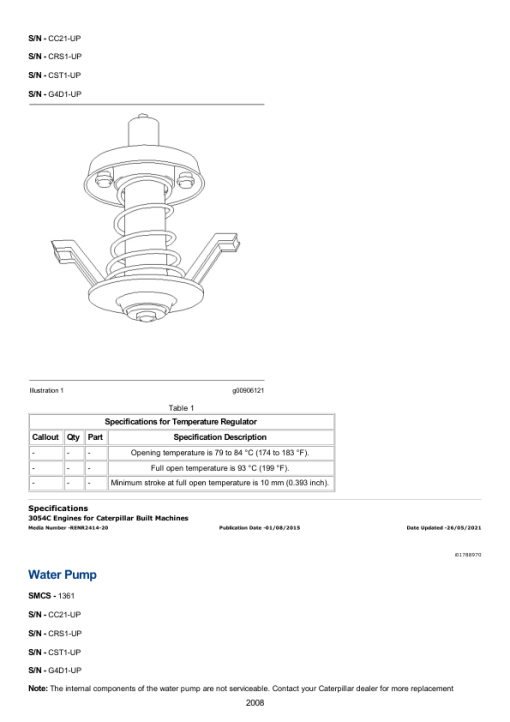 Caterpillar CAT 432E Backhoe Loader Service Repair Manual (JBA00001 and up) - Image 3