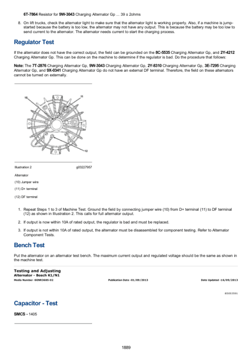 Caterpillar CAT 436B Backhoe Loader Service Repair Manual (7FL00001 and up) - Image 3