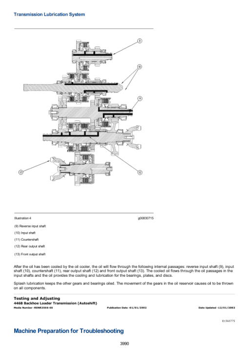 Caterpillar CAT 450E Backhoe Loader Service Repair Manual (RBA00001 and up) - Image 4