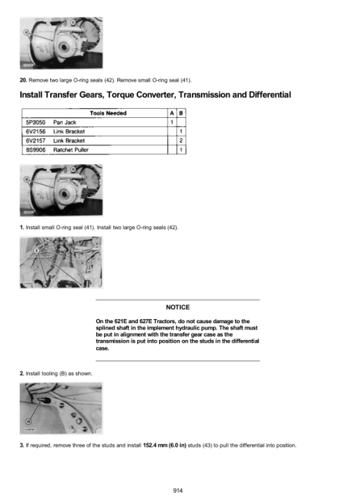 Caterpillar CAT 621E Wheel Tractor Service Repair Manual (6AB00001 till 01427) - Image 5