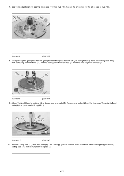 Caterpillar CAT 623G Wheel Scraper Service Repair Manual (DBY00001 and up) - Image 3