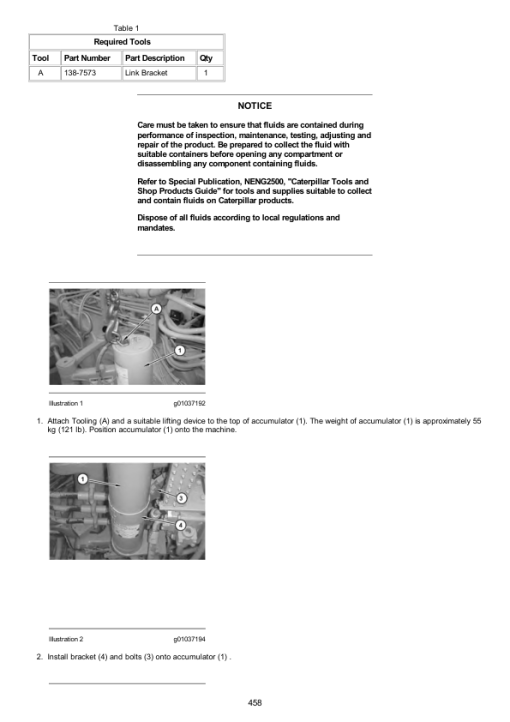 Caterpillar CAT 623G Wheel Scraper Service Repair Manual (DBY00001 and up) - Image 4