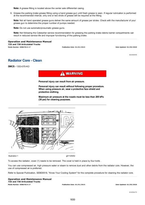 Caterpillar CAT D40D, D400D Articulated Dump Truck Service Repair Manual (8TF00001 and up) - Image 2