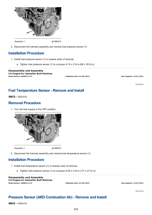 Caterpillar CAT 730 Articulated Dump Truck Service Repair Manual (3T300001 and up) - Image 5