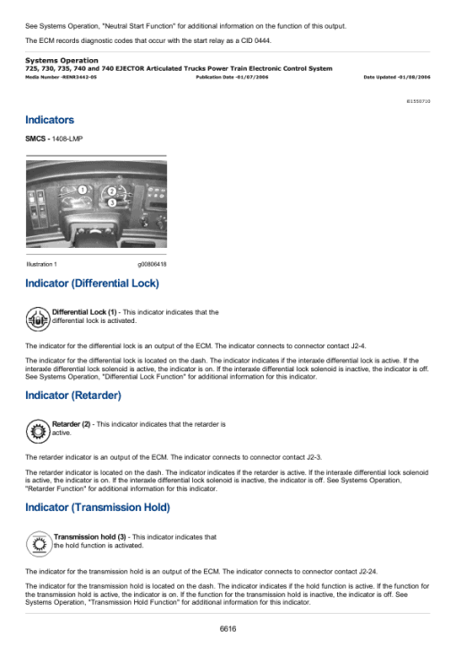 Caterpillar CAT 730 Articulated Dump Truck Service Repair Manual (AGF00001 and up) - Image 3