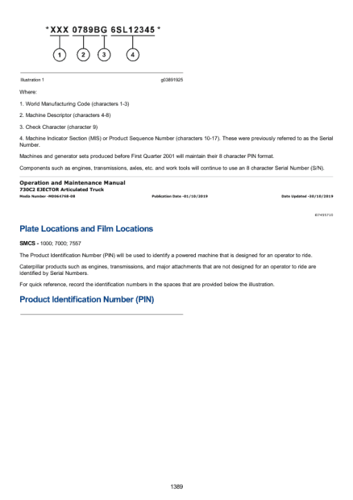 Caterpillar CAT 730C2 Articulated Dump Truck Service Repair Manual (2L800001 and up) - Image 2