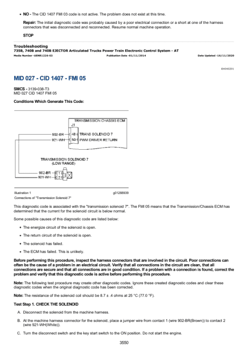 Caterpillar CAT 740B Articulated Dump Truck Service Repair Manual (T4S00001 and up) - Image 4