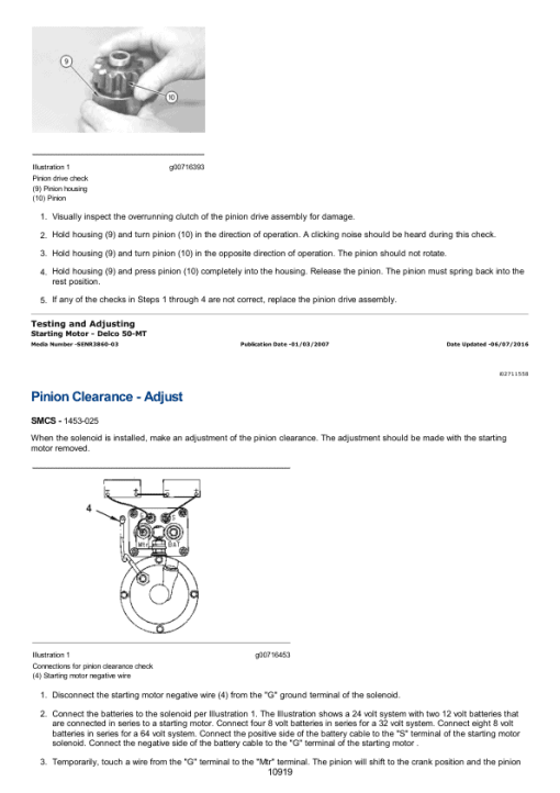 Caterpillar CAT 769D Off-Highway Truck Service Repair Manual (5SS00001 and up) - Image 4