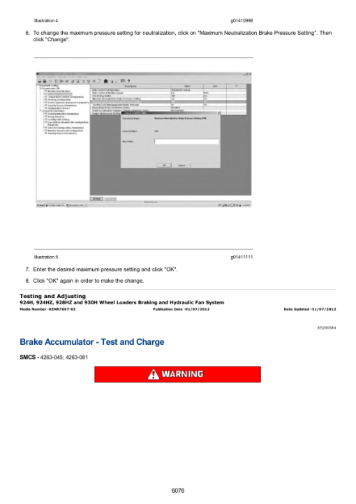 Caterpillar CAT 924H Wheel Loader Service Repair Manual (HXC00001 and up) - Image 5