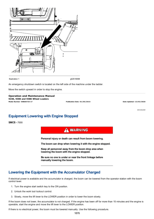 Caterpillar CAT 426B Backhoe Loader Service Repair Manual (5YJ00001 till 02299) - Image 3