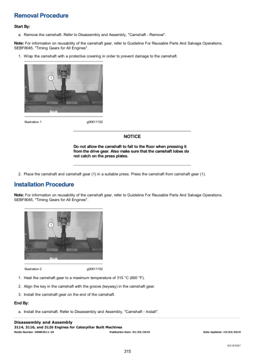 Caterpillar CAT 938F Wheel Loader Service Repair Manual (2RM00001 and up) - Image 3