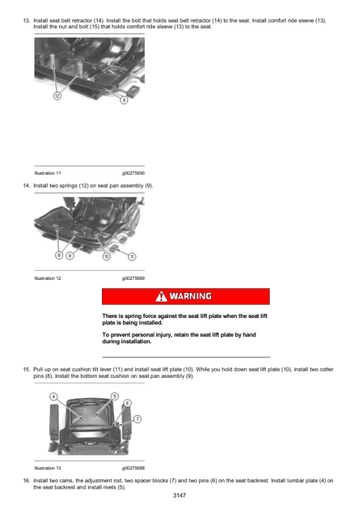 Caterpillar CAT 938F Wheel Loader Service Repair Manual (8SM00001 and up) - Image 3