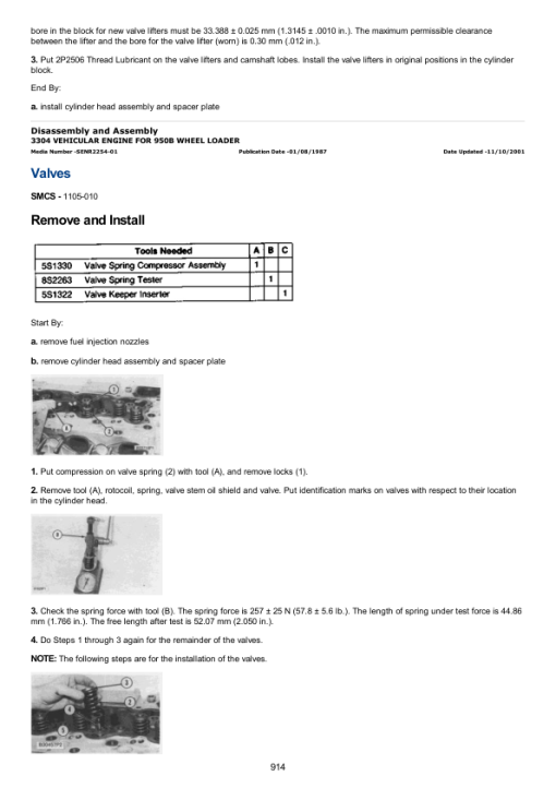 Caterpillar CAT 950B 950E Wheel Loader Service Repair Manual (22Z03189 and up) - Image 5