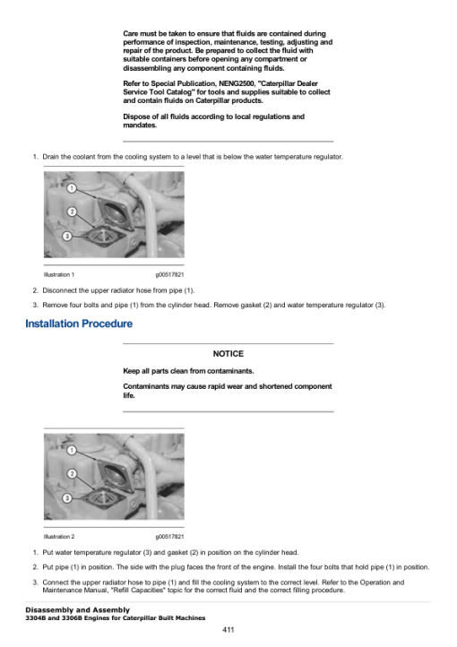 Caterpillar CAT 966G Wheel Loader Service Repair Manual (AAH00001 till 00354) - Image 5