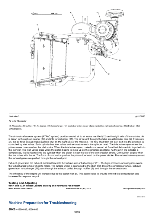 Caterpillar CAT 962G Wheel Loader Service Repair Manual (7BW00001 and up) - Image 2