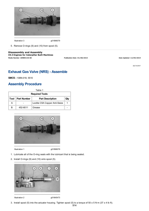 Caterpillar CAT 972M Wheel Loader Service Repair Manual (M8W00001 and up) - Image 5