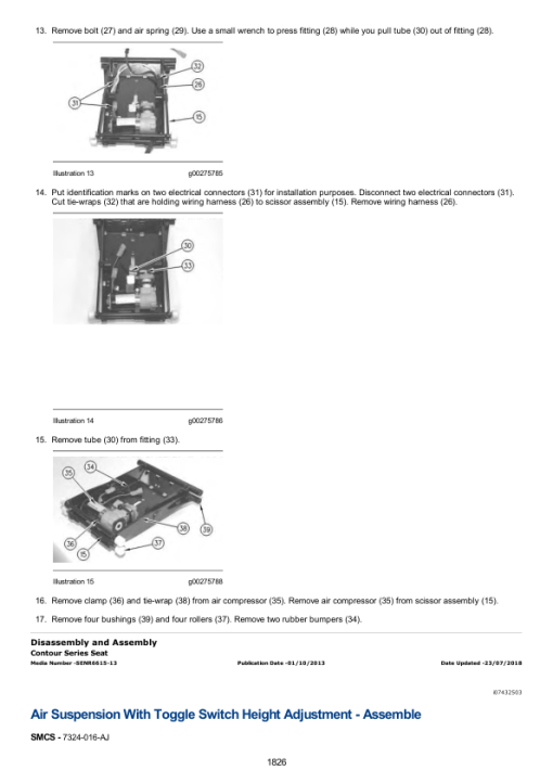 Caterpillar CAT 972H Wheel Loader Service Repair Manual (A7J00001 till 00500) - Image 3