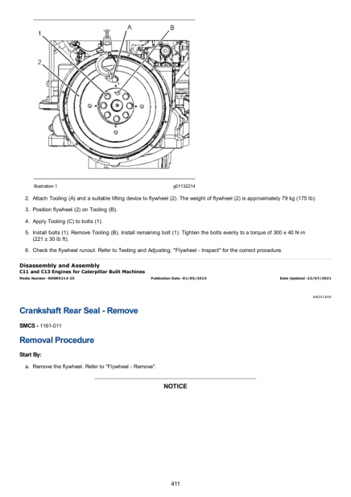 Caterpillar CAT C2.2 Industrial Engine Service Repair Manual (C6M00001 and up) - Image 5