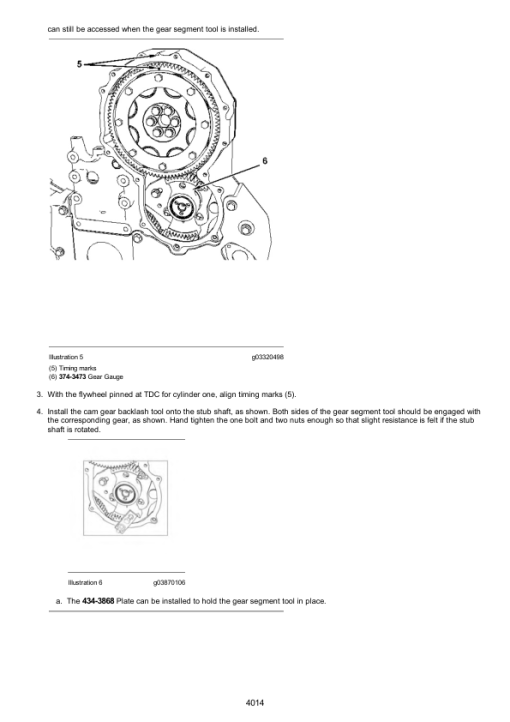 Caterpillar CAT 436C Backhoe Loader Service Repair Manual (8TN00925 till 01315) - Image 4