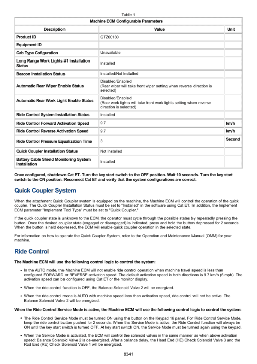 Caterpillar CAT 980K Wheel Loader Service Repair Manual (W7K00001 and up) - Image 5