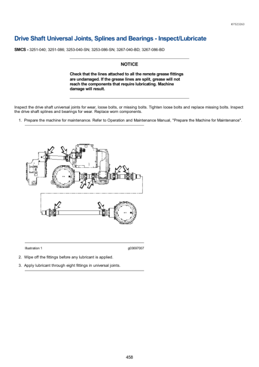 Caterpillar CAT AD63 Underground Articulated Truck Service Repair Manual (TNW00001 and up) - Image 4