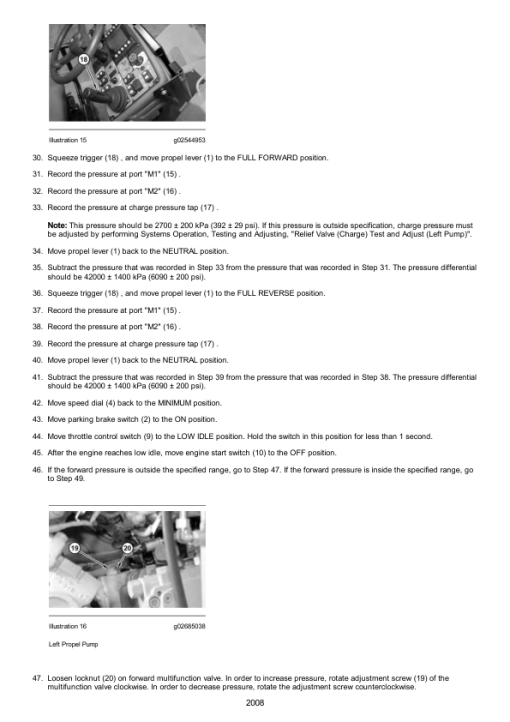 Caterpillar CAT AP-1055E Asphalt Paver Service Repair Manual (TRS00001 and up) - Image 3