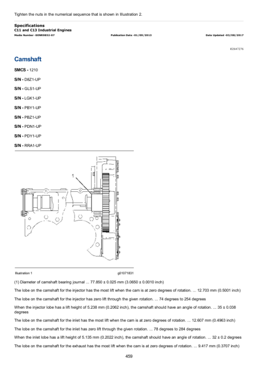 Caterpillar CAT C11 Engine Service Repair Manual (GLS00001 and up) - Image 4