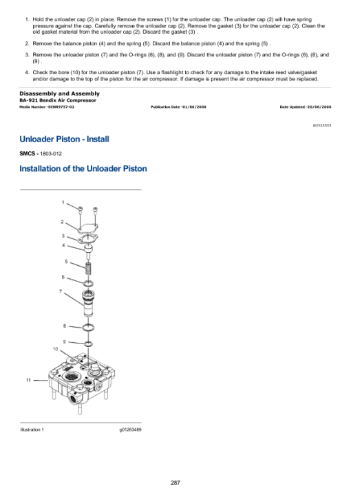 Caterpillar CAT C9 Truck Engine Service Repair Manual (LFR00001 and up) - Image 3