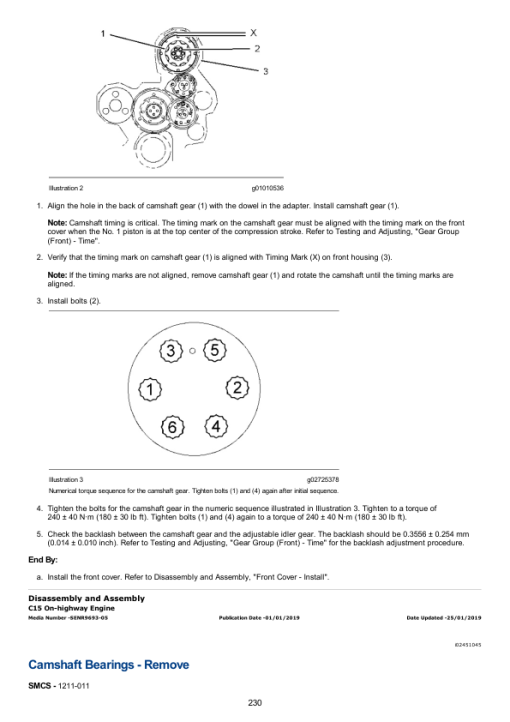 Caterpillar CAT C15 Truck Engine Service Repair Manual (B5R00001 and up) - Image 3