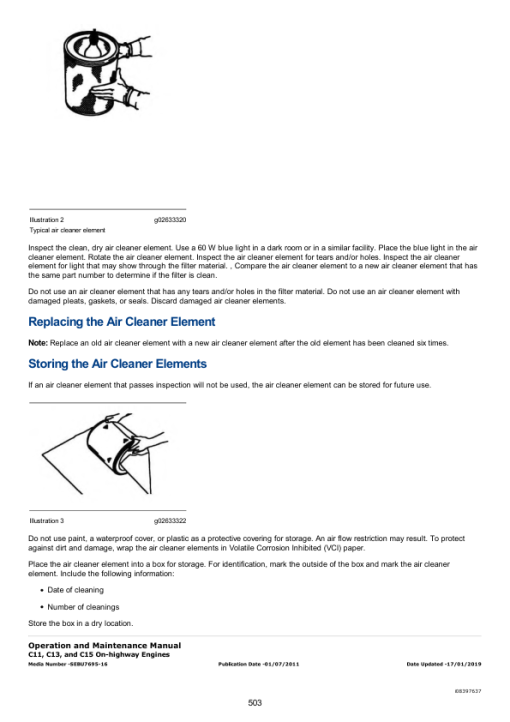 Caterpillar CAT C15 Truck Engine Service Repair Manual (B5R00001 and up) - Image 5