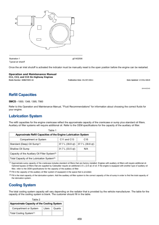 Caterpillar CAT C15 Truck Engine Service Repair Manual (KRA00001 and up) - Image 5