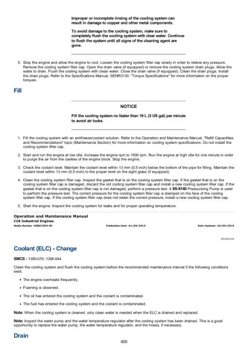 Caterpillar CAT C18 Engine Service Repair Manual (GJE00001 and up) - Image 2