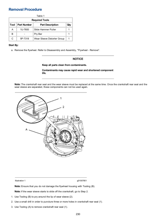 Caterpillar CAT C18 Marine Engine Service Repair Manual (GES00001 and up) - Image 3