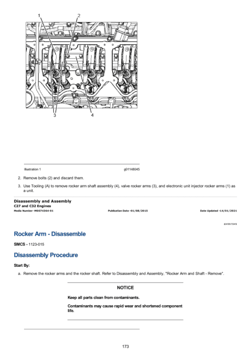 Caterpillar CAT W345B SERIES II Telehandler Service Repair Manual (CDY00001 and up) - Image 2