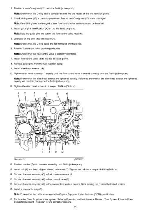 Caterpillar CAT C4.4 Engine Machine Service Repair Manual (44800001 and up) - Image 5