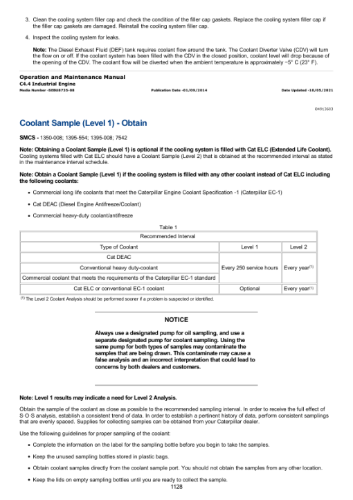 Caterpillar CAT C4.4 Engine Machine Service Repair Manual (E7A00001 and up) - Image 2