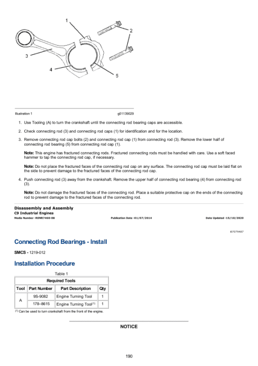 Caterpillar CAT C9 Engine Service Repair Manual (JSC00001 and up) - Image 2