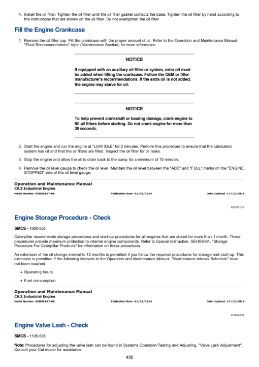 Caterpillar CAT C9.3 Engine Service Repair Manual (CS900001 and up) - Image 3