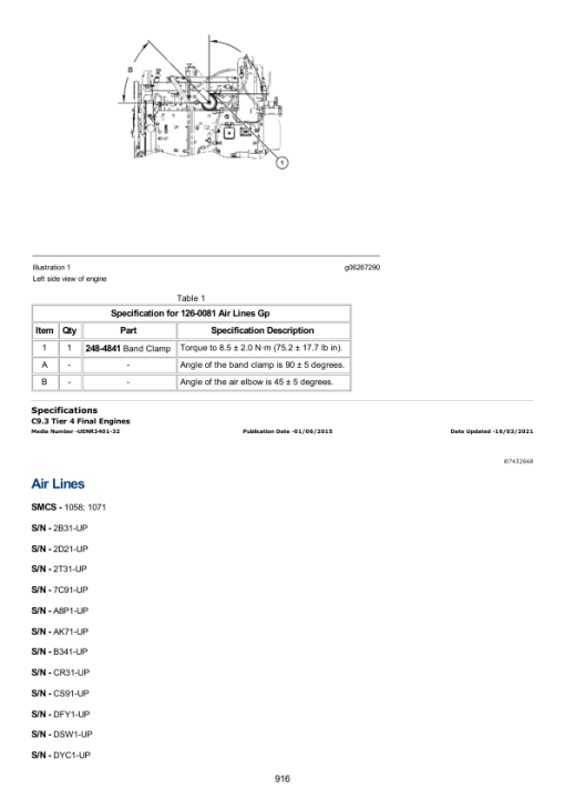 Caterpillar CAT C9.3 Engine Service Repair Manual (CS900001 and up) - Image 5