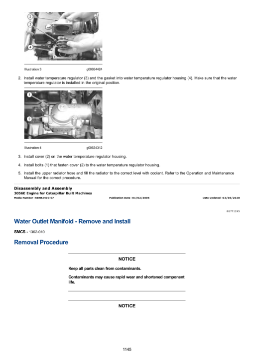 Caterpillar CAT CS-563E, CP-563E Vibratory Compactor Service Repair Manual (ASA00001 and up) - Image 2