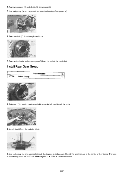 Caterpillar CAT D11N Track Type Tractor Service Repair Manual (74Z00001 and up) - Image 3