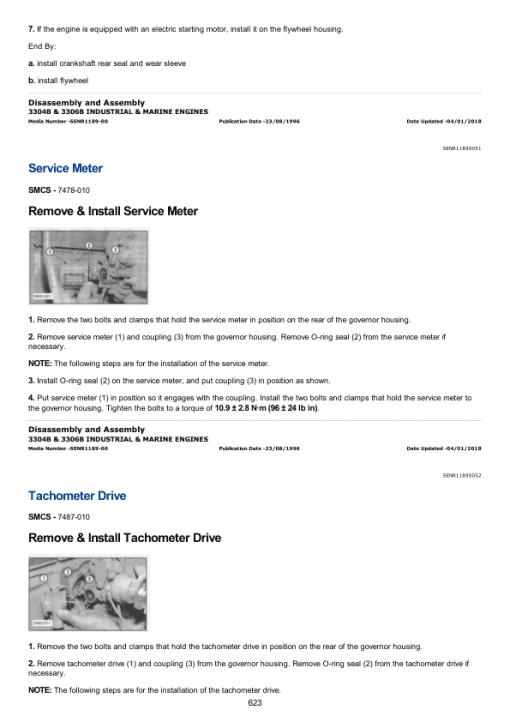 Caterpillar CAT D250B Articulated Dump Truck Service Repair Manual (5WD00001 till 00550) - Image 6