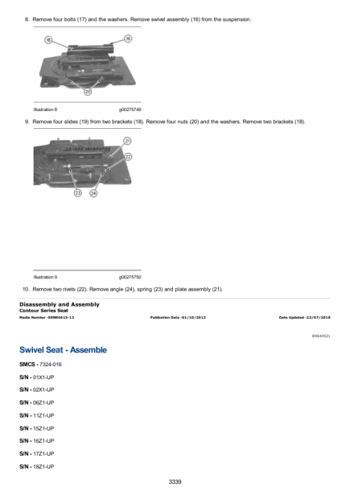 Caterpillar CAT D300E Articulated Dump Truck Service Repair Manual (7FN00001 and up) - Image 3