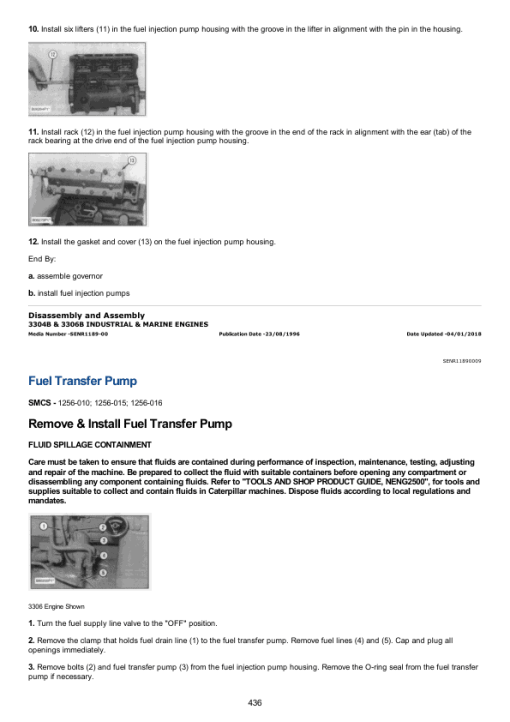 Caterpillar CAT D35C Articulated Dump Truck Service Repair Manual (2GD00001 till 00124) - Image 6